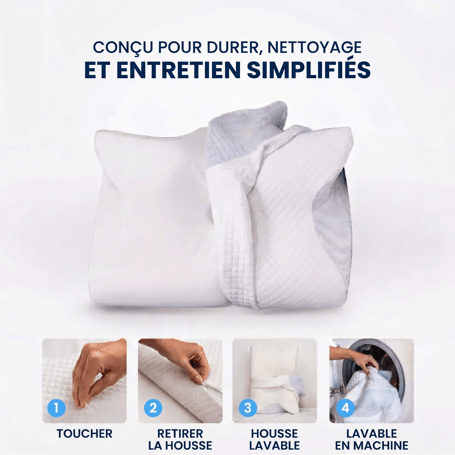 Cozy Sleep™ 2.0 — L'Oreiller Cervical Orthopédique - Cozy Sleep™