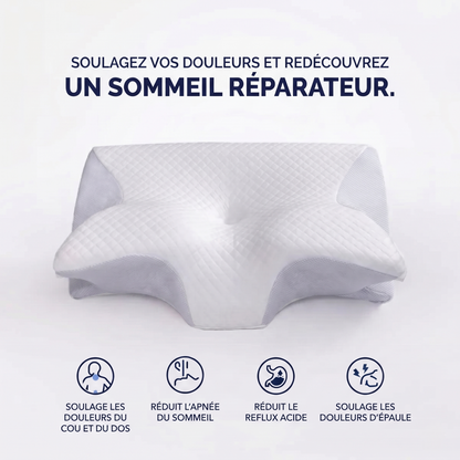 Cozy Sleep™ 2.0 — L'Oreiller Cervical Orthopédique