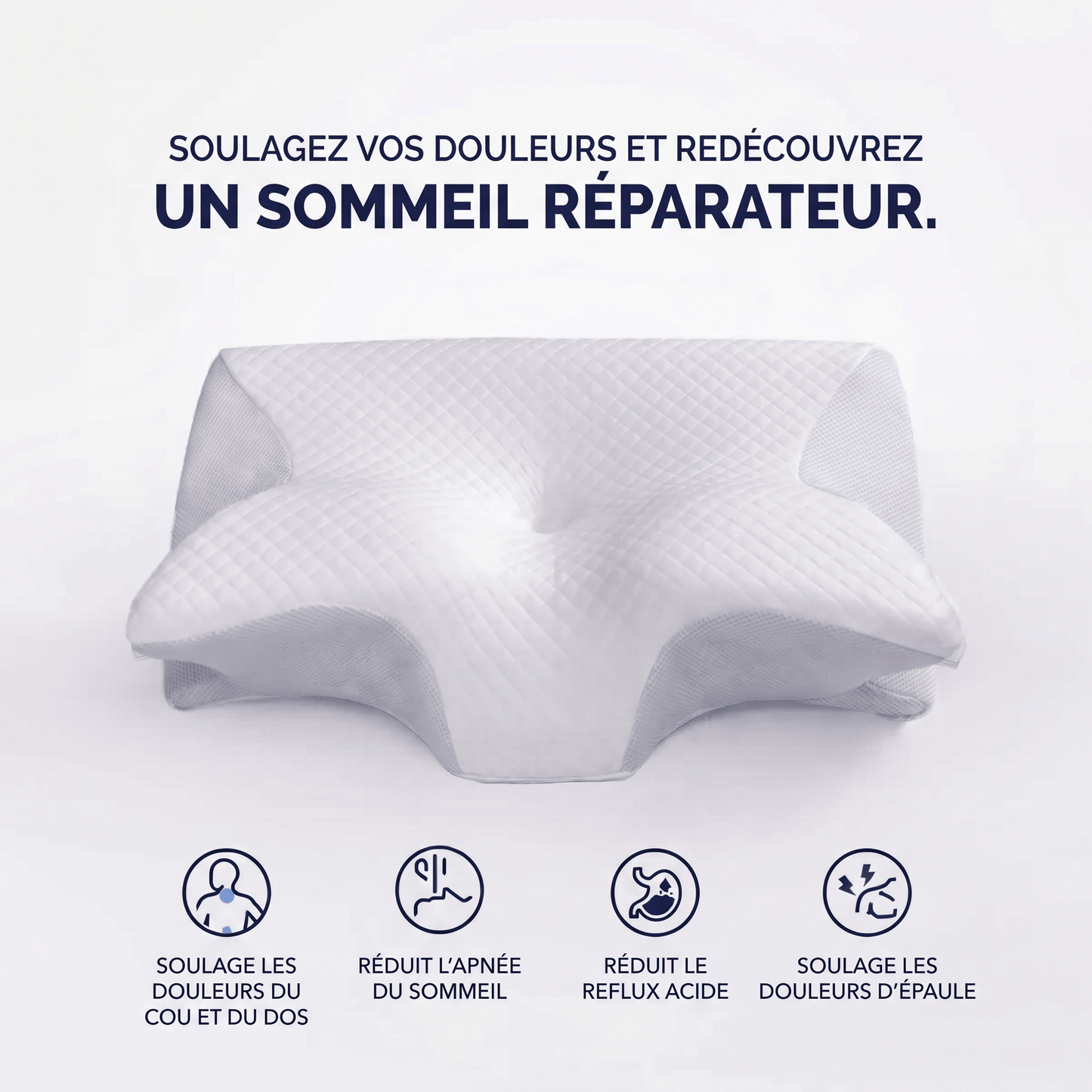 Cozy Sleep™ 2.0 — L'Oreiller Cervical Orthopédique - Cozy Sleep™