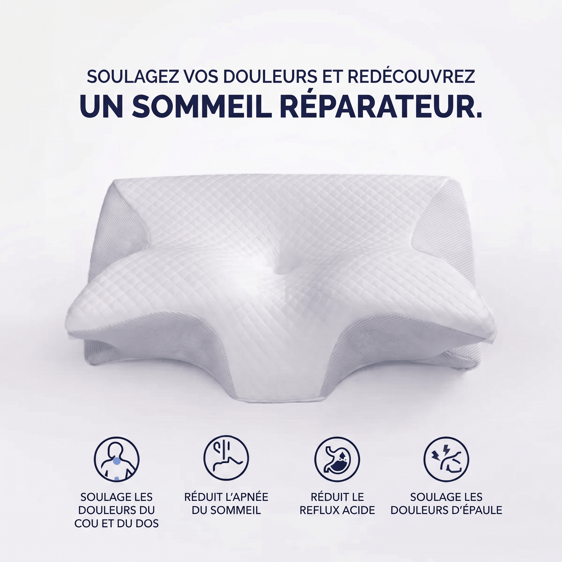 Cozy Sleep™ 2.0 — L'Oreiller Cervical Orthopédique - Cozy Sleep™